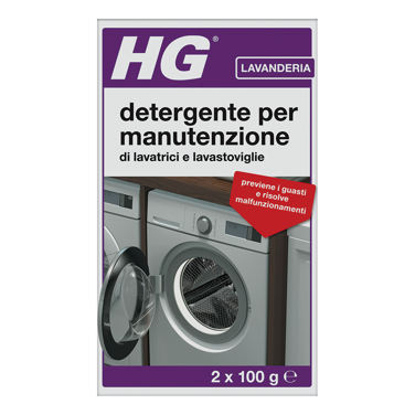 HG detergente per manutenzione di lavatrici e lavastoviglie HG detergente per manutenzione di lavatrici e lavastoviglie